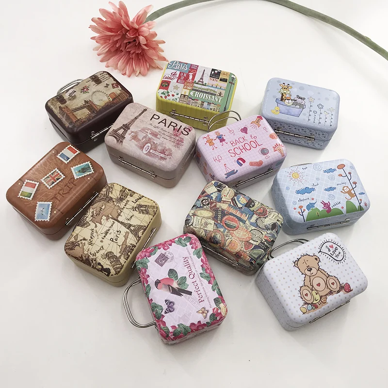 Variety Mini Suitcase Luggage Eyelashes Case Custom packaging 3D 5D 25mm Mink Lashes With Custom Logo