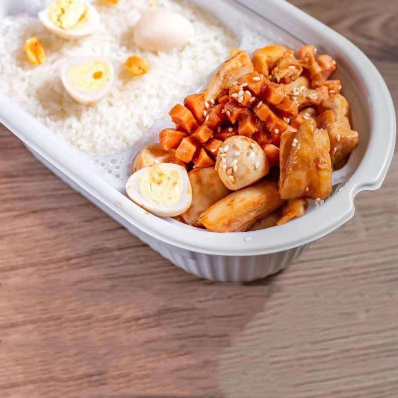 Multiple Taste Choices Cooked  Rice Box Chinese Fast Food Self-heating Hot Pot