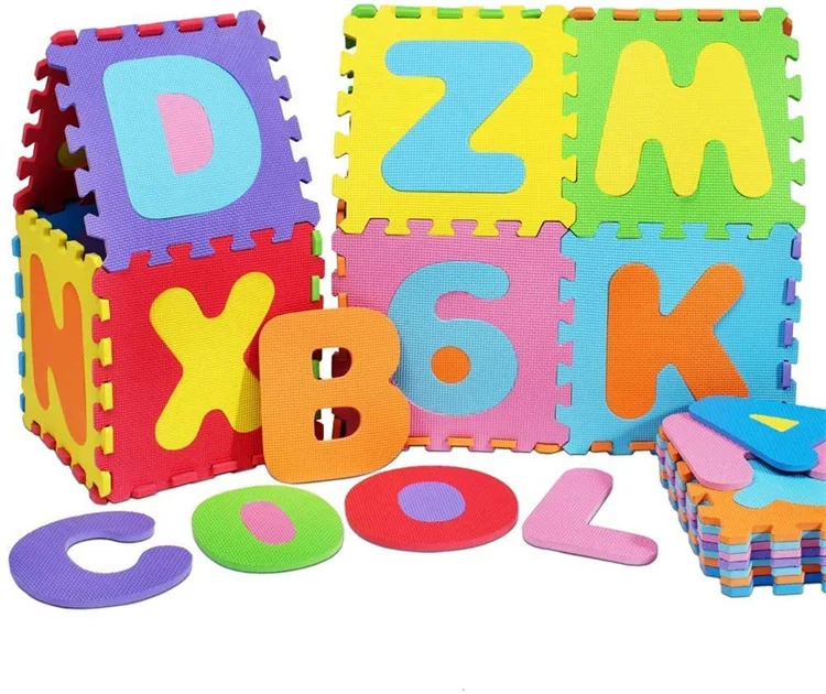 EVA Foam Baby  Play Mat Educational Toys Puzzle Floor Mat Alphabet Numbers Carpet Rugs