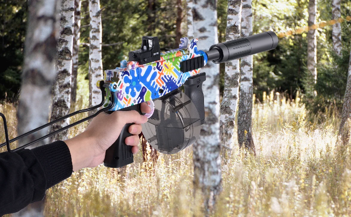 Electric Gel Ball Blaster, soft gun toys, for outdoor team play