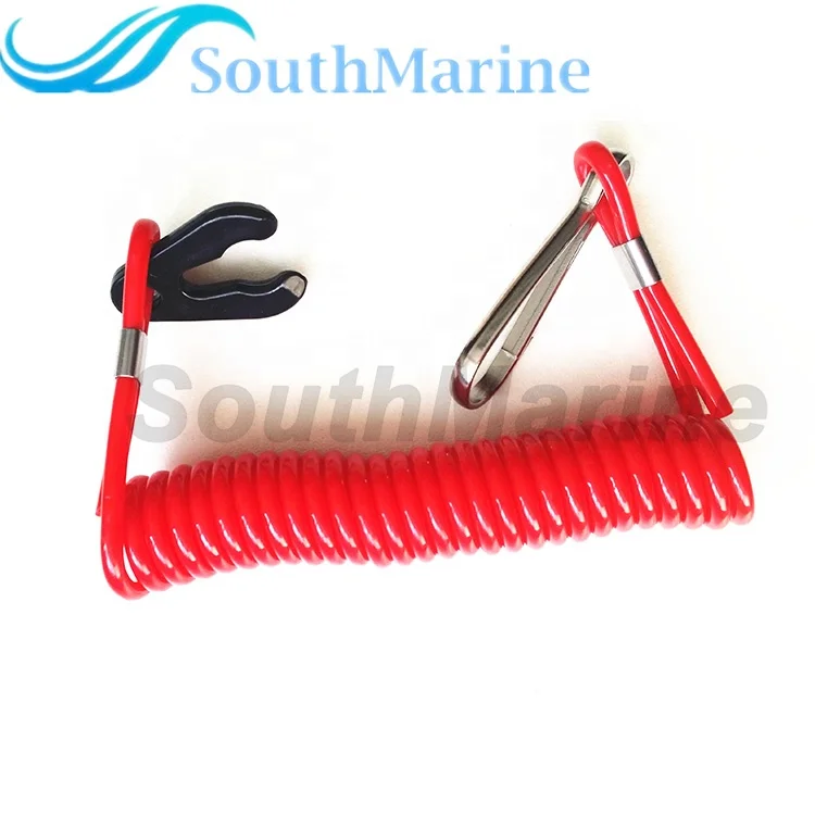 Boat Engine 682-82556-00 Safety Kill Stop Switch Lanyard for Yamaha Tohatsu /  MP28860 Outboard Motors