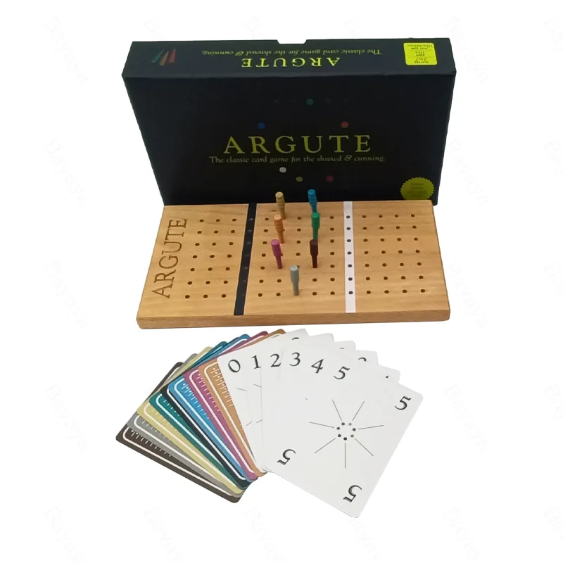 Professional custom wooden game board and monopoli  board game cards