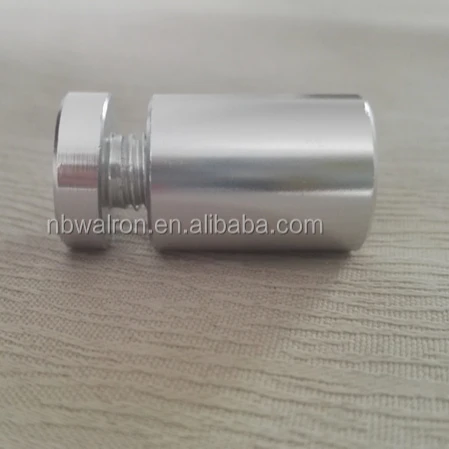 Professional manufacture Wall Mounted Fixing Acrylic Sign Holder Aluminium Anodized Standoff Dia 19*30with Glossy finished