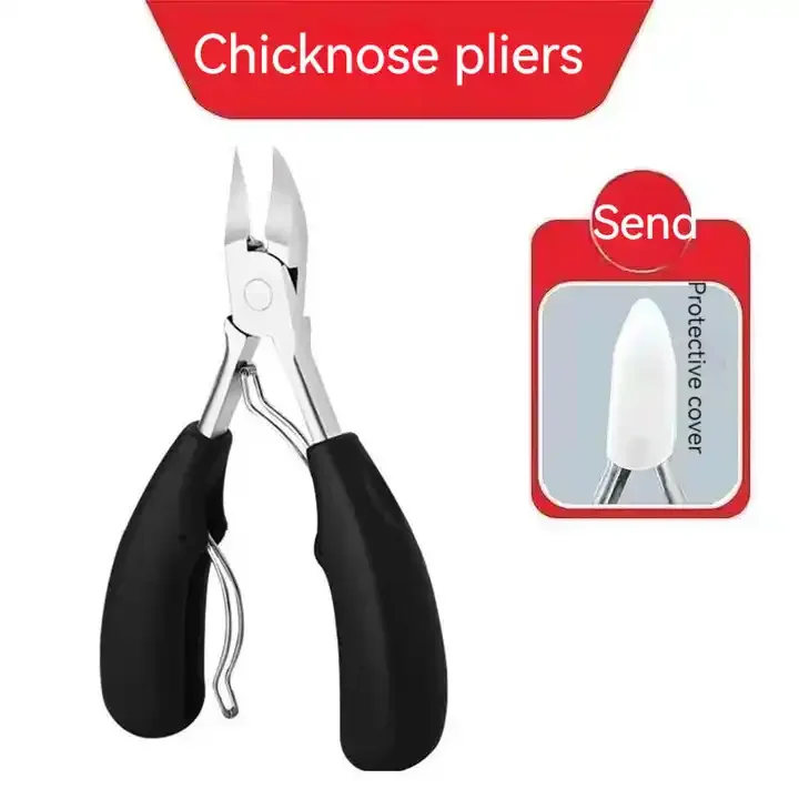 Wholesale High Quality Pedicure Pliers With Catcher Cutter Set Eagle Nose Custom Stainless Steel Toe Nail Clipper