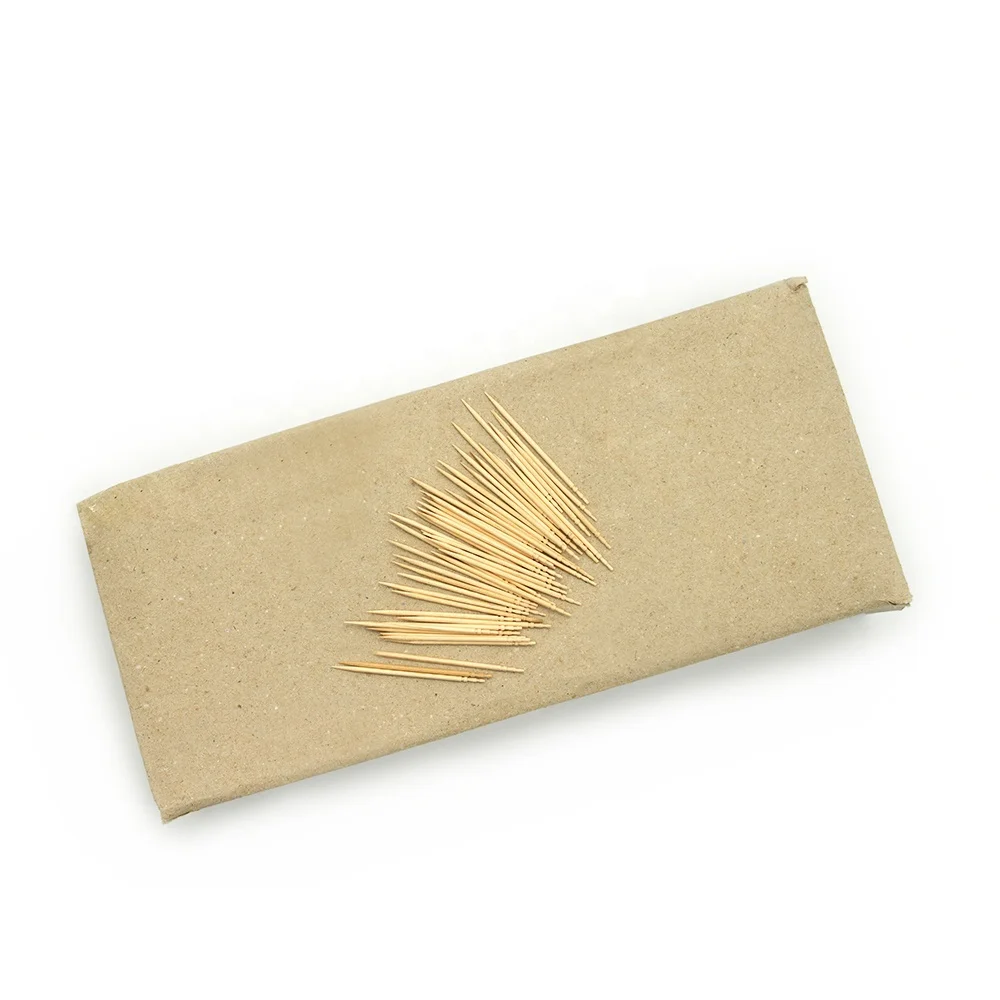 Высококачественные одноразовые деревянные зубочистки, образец, бесплатная доставка, двойная точка