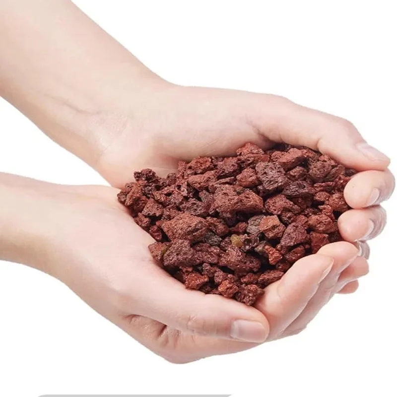 Filter media aquarium filter material ocean decoration red volcanic lava rock
