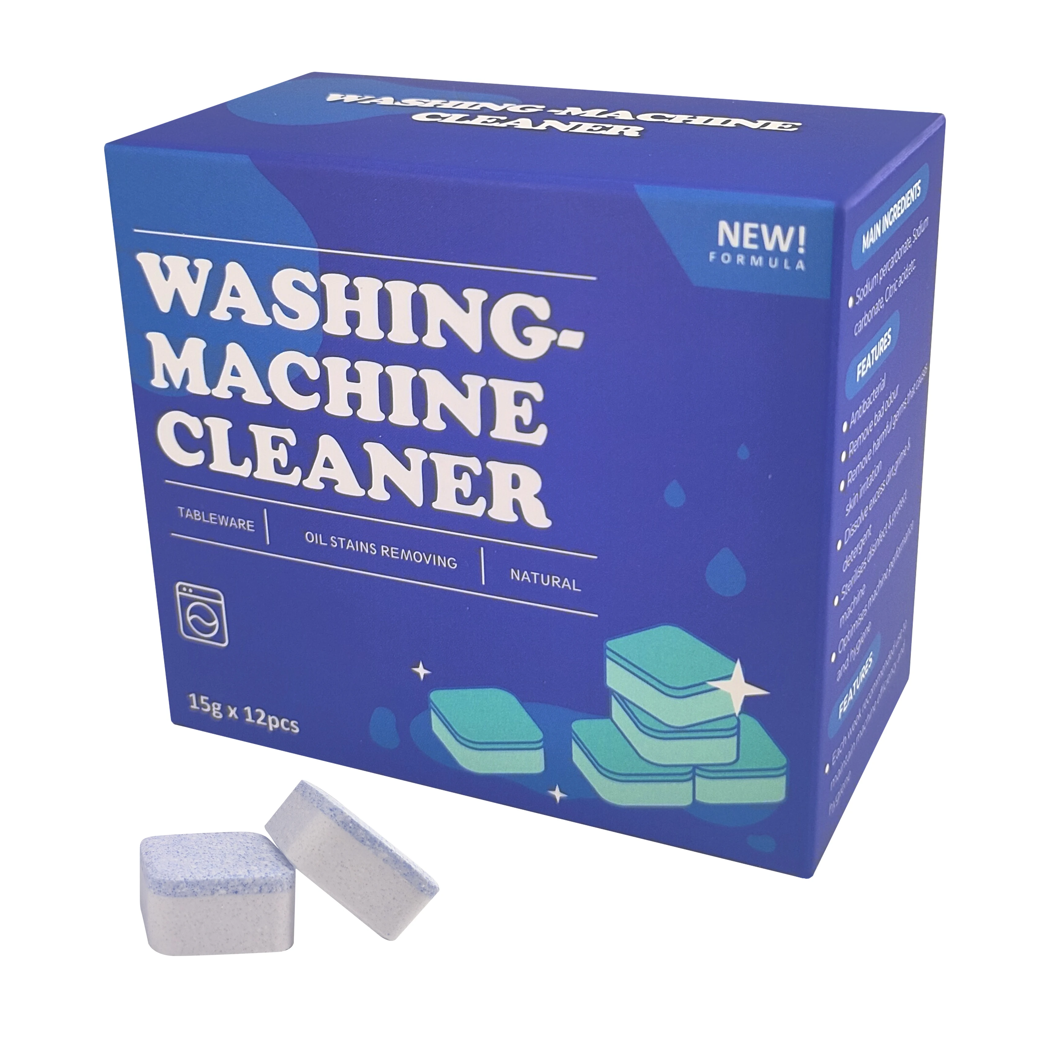 Odorless Multi-Purpose Household Cleaning Solution Deep-Cleaning Detergent for Washing Machines Descaling Detergent