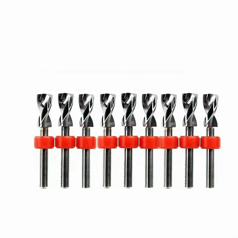 cnc machining cutting tools Wood Working tungsten carbide drilling bits set  0.10mm-6.5mm Shank  3.175mm CNC Drilling Machine