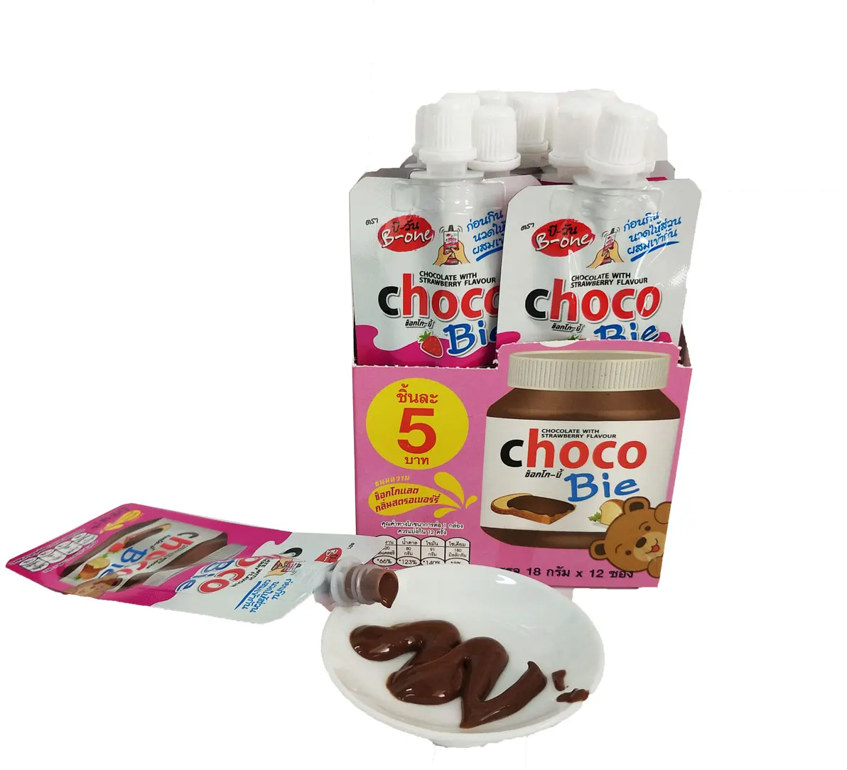 Хит продаж шоколадный вкус Choco Bie 10 г * 12 шт.