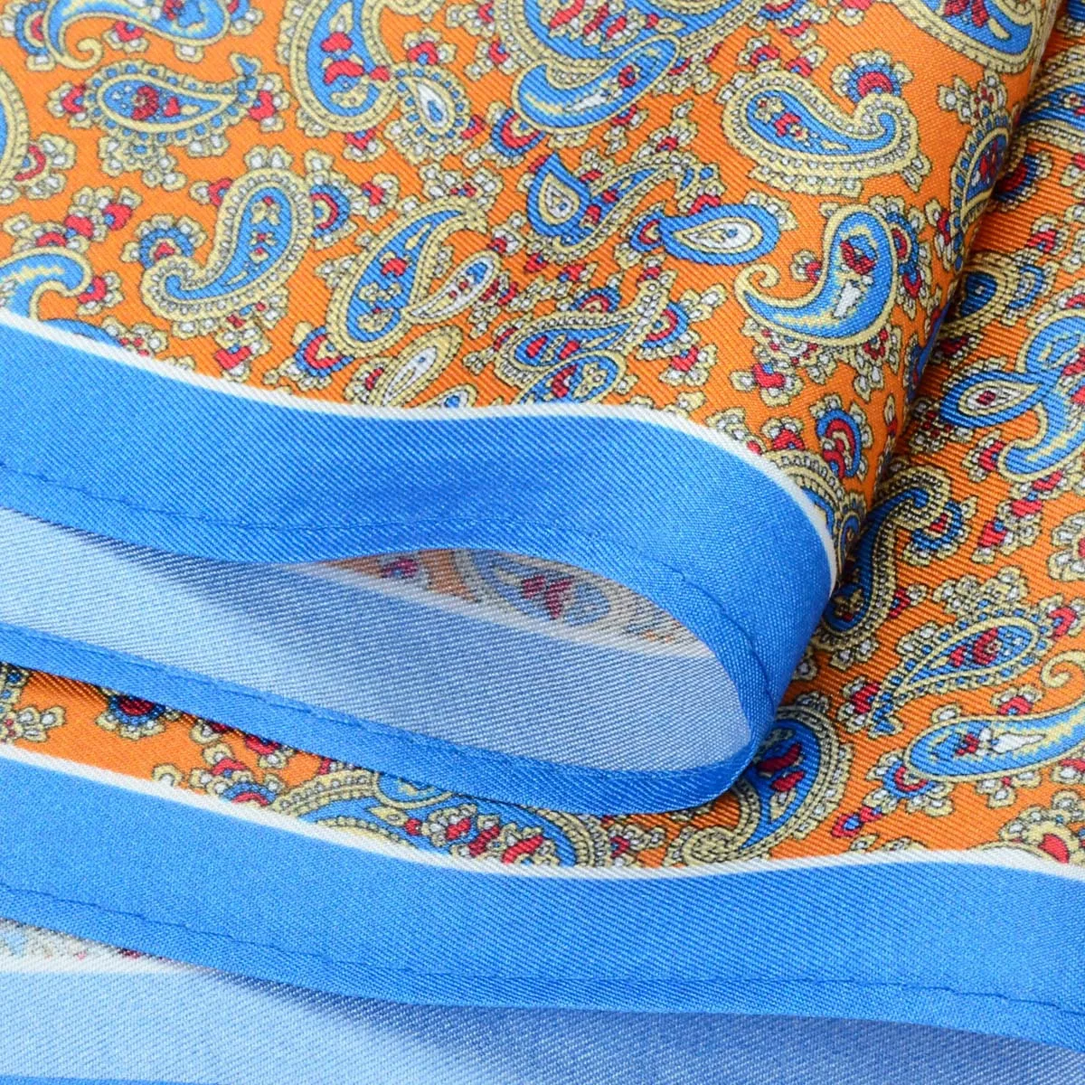 Classic Men Chest Towel Stylish Pattern Silk Pocket Squares Luxury Handkerchief For Gentleman