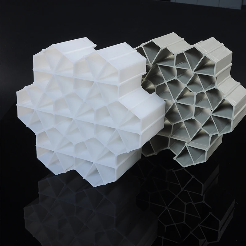 Replaceable Light Ceramic Combination Rings Retification Plastic Structured Column Packing