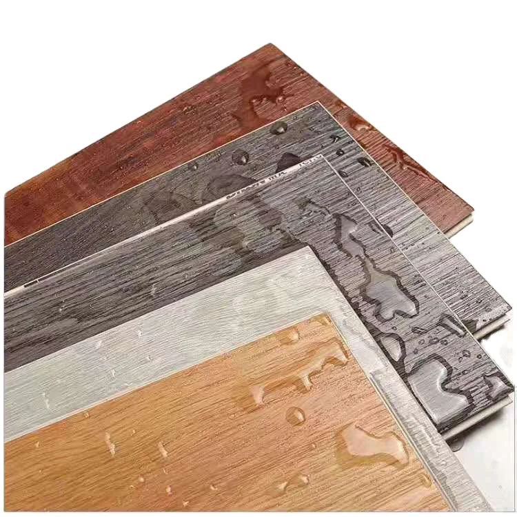cheap vinyl flooring  and high quality 4mm laminated wood texture machine waterproof vinyl plank spc flooring