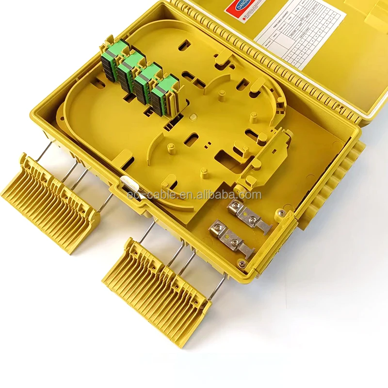Outdoor IP65 IP66 IP67 wall pole mount 12port 16port FTTH box terminal termination box fiber junction distribution box