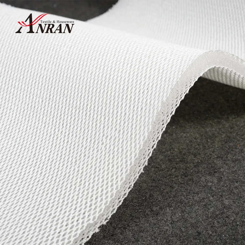 Бесплатный образец, 100 процентная полиэфирная ткань, 3D сетчатая ткань, сетчатая ткань для обуви, фабрика по производству ковриков для подушек