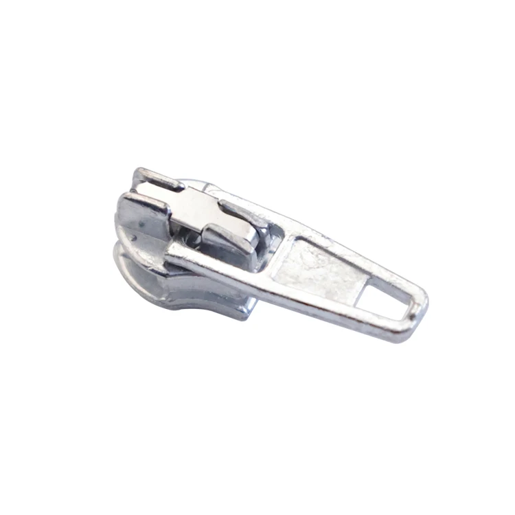 Zipper metal Zipper puller Zinc Alloy puller 3# Auto lock slider with 3 components with sharpe puller