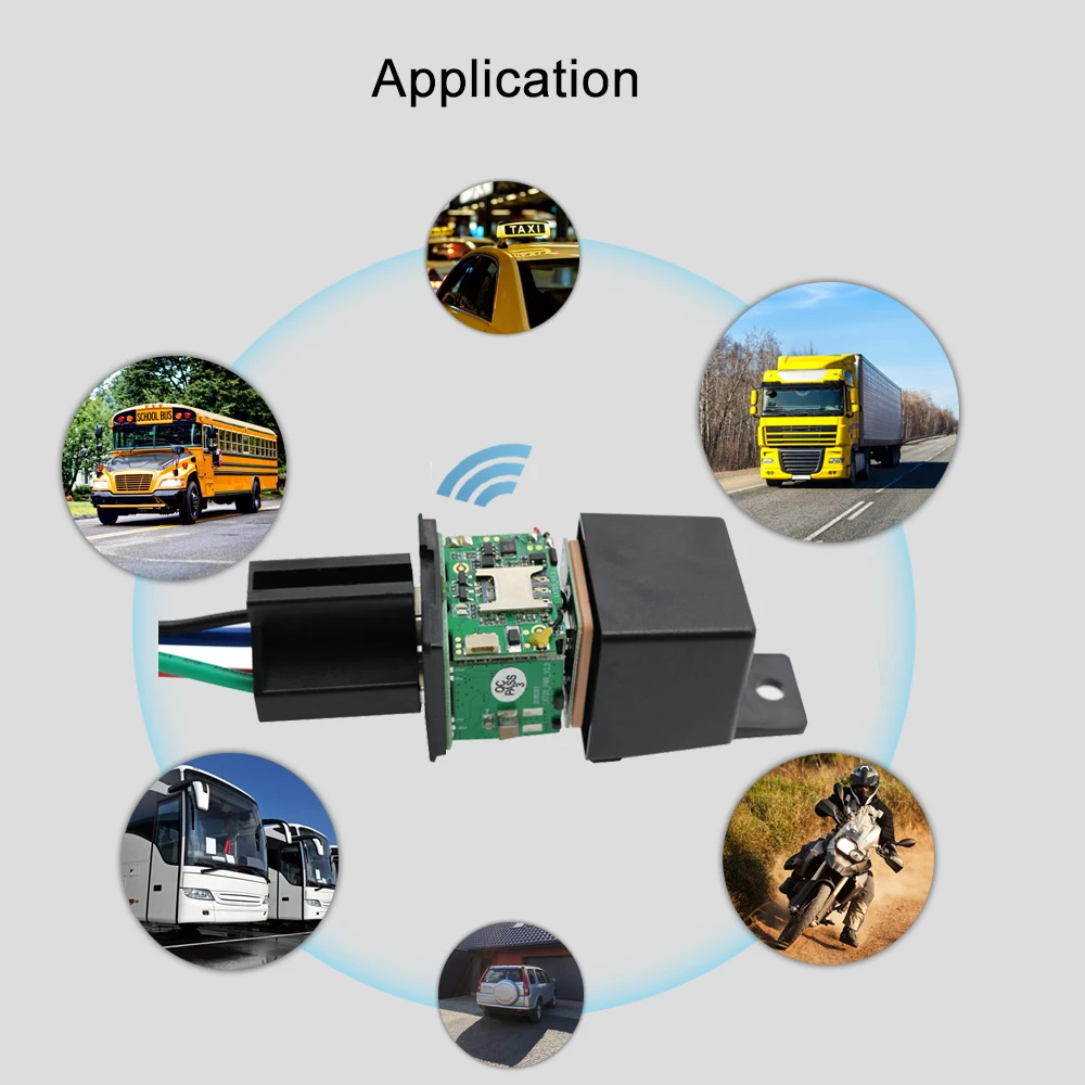 Mini Relay GPS Tracker Car Motorcycle Cut Off Oil Tracker Auto LK720 GPS GSM Vehicle Locator Real-time Tracking