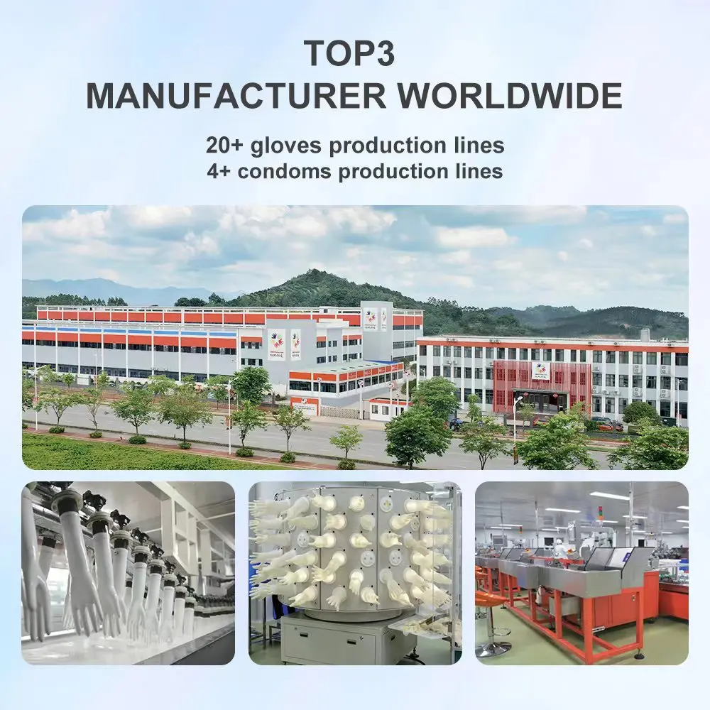 High standard medical grade latex powdered sterile surgical gloves