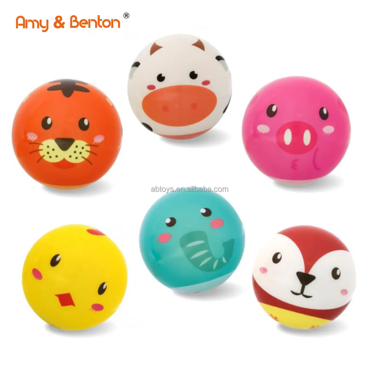 Cartoon Animal Small pu ball stress squeeze ball pu for kids and adult
