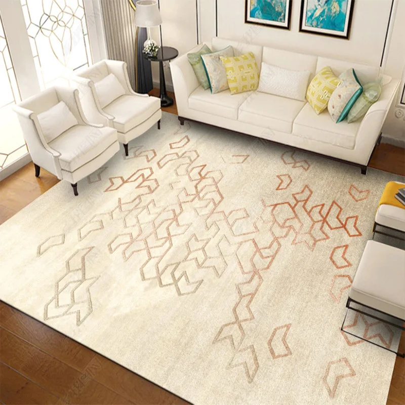 3D Print Faux Fur  Custom Rectangle Area Rug Washable Anti Slip Fluffy Mat Sofa Living Room Bedroom Floor Carpet