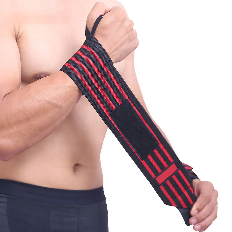 Professional Fitness Equipment Thumb Loop Wrist Wraps Weightlifting