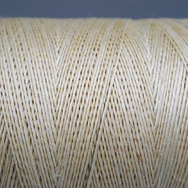 1000m/kg Natural Sisal Yarn 100% Sisal Fiber Sisal Rope Single-ply Thread Spun Yarn