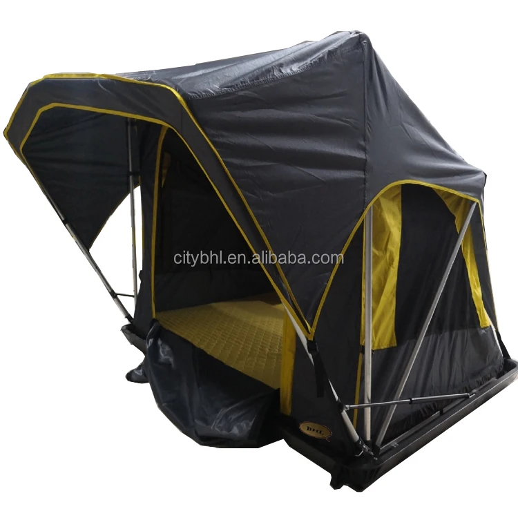 BHLQ customize factory direct sale patented license soft shell top pop up quick open car top 4 people four person root top tent