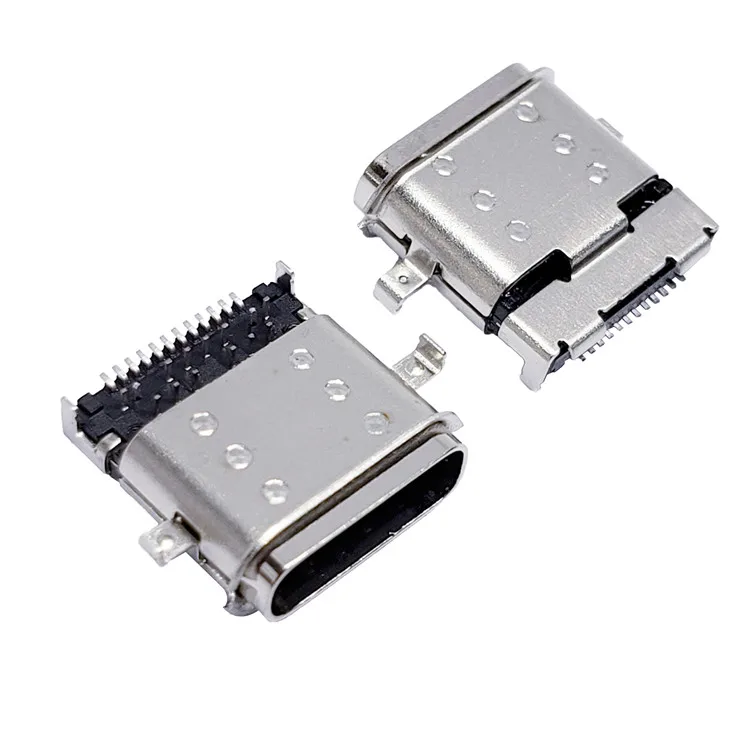 Hot New Products Usb 3.1 Type C Connector 24 Pins Female Usb Pcb Mounting Connector