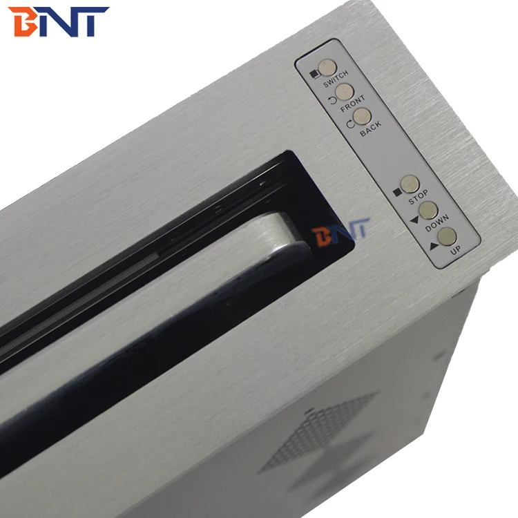 Мультимедийный стол для конференций, скрытый компьютерный выдвижной монитор с электроприводом, подъемник с экраном 15,6/17,3/18,5/21,5 Дюймов