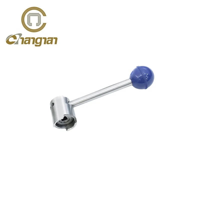 
Stainless steel butterfly valve pull handle with customized length 