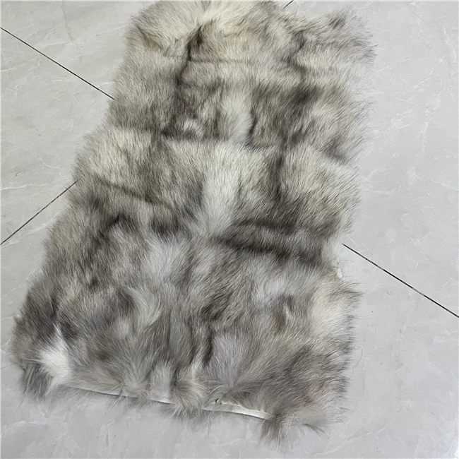  natural animal fox fur soft white fox blue