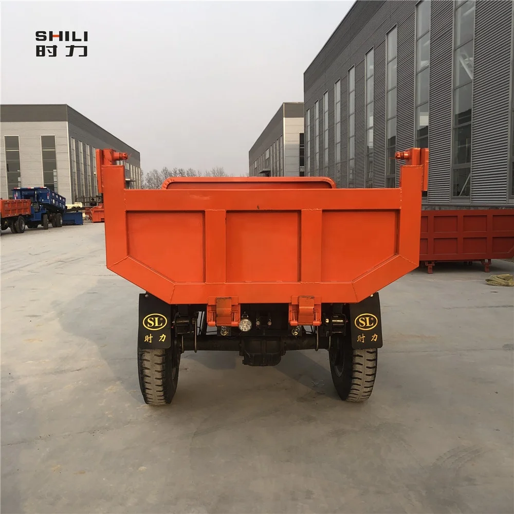 China cheap 4 tons capacity Diesel  Tricycle With Exhaust gas purifier