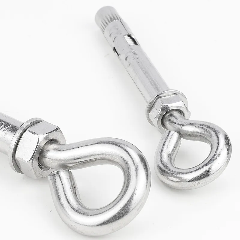 304 stainless steel O Sleeve expansion Anchor Eye Bolt Hook Internal Expansion Screw