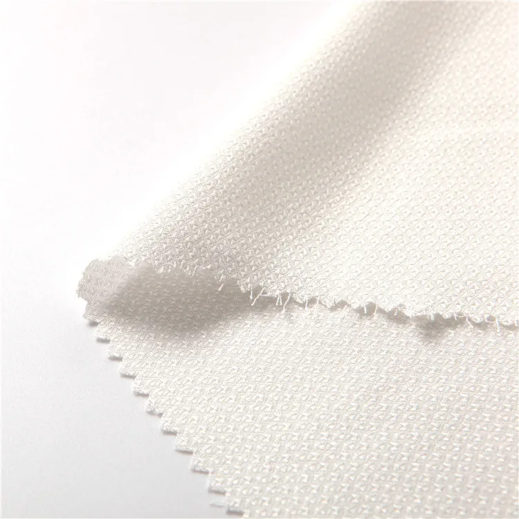 
breathable swimwear white textile jacquard cotton rayon fabric for sale 