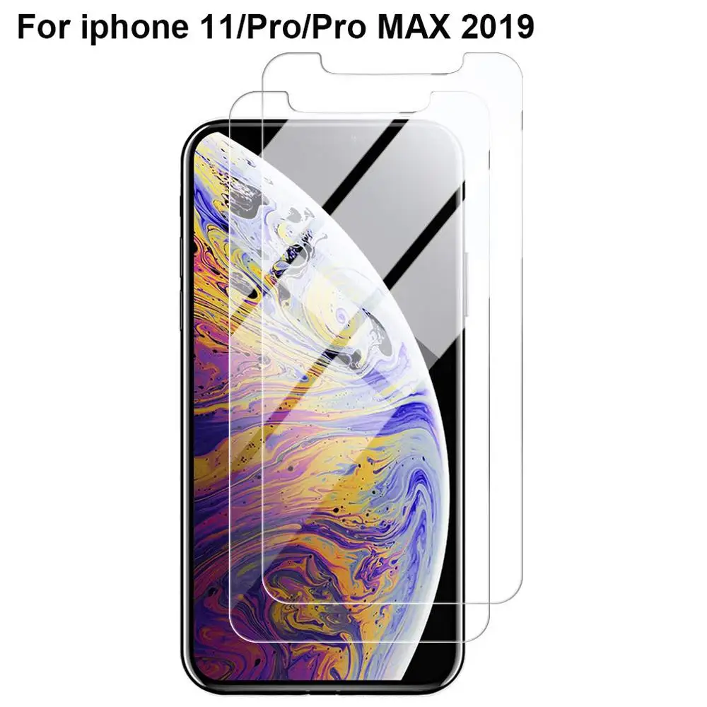 Закаленное стекло для iPhone 11/11 pro/11 pro Max защита экрана 9H 2.5D 0 33 мм прозрачная Высококачественная