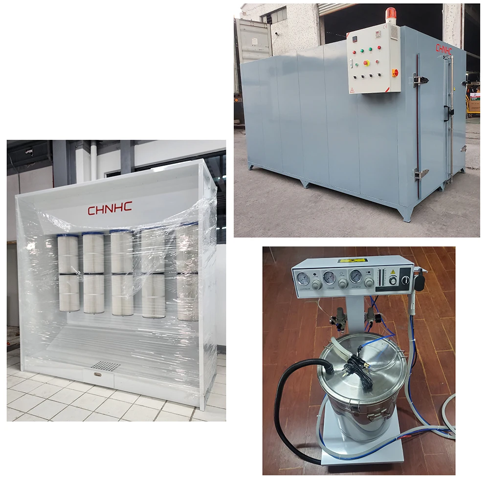 cheap Automated Powder Coating/Powder Coating Plant booth System machine / Paint Spray Booth Wheel Rims Repair