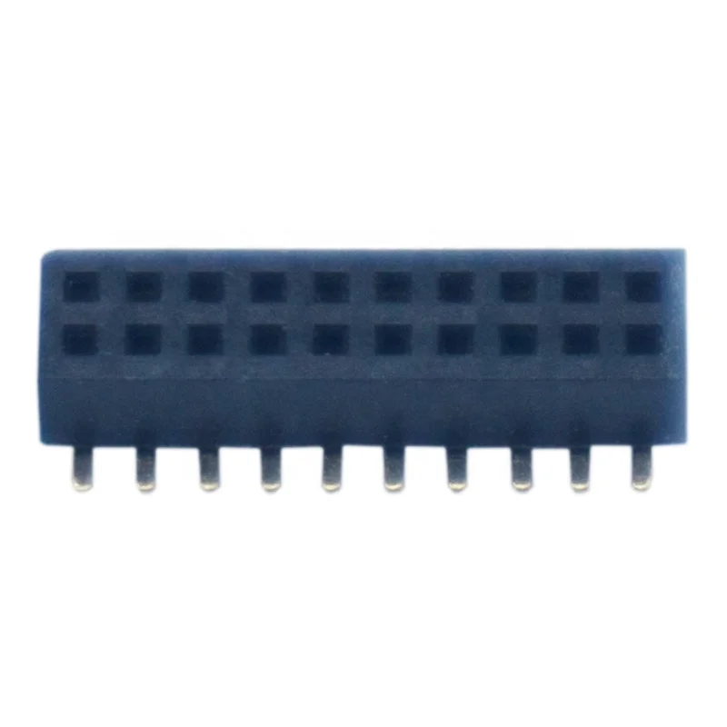1.0mm 2-40pins dual single rows pin header  female header connector