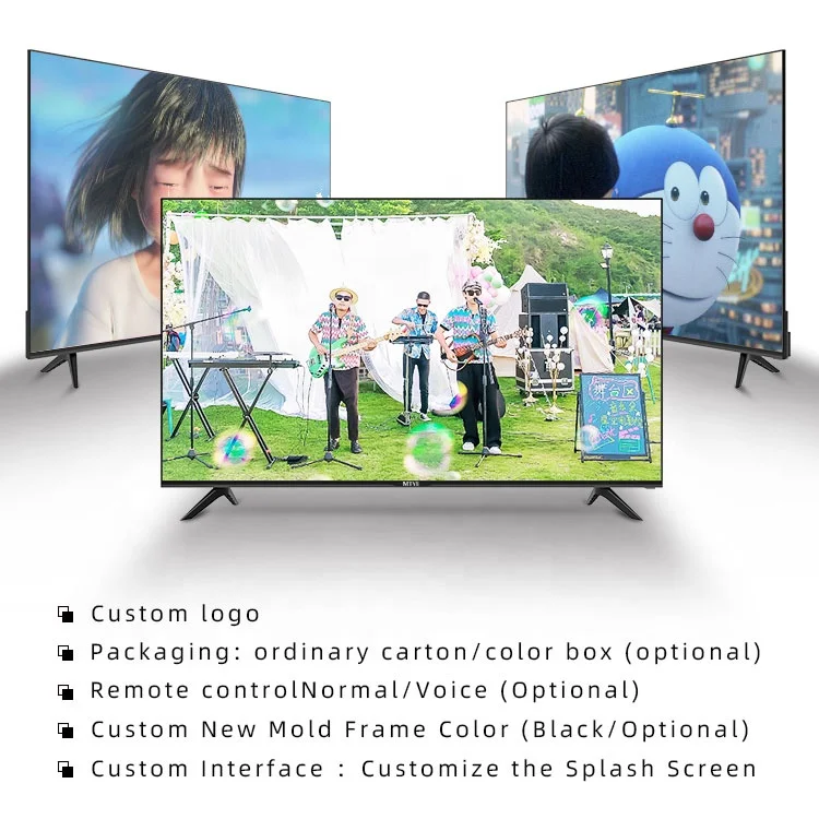 Tv Interactive Multifunction Voice Remote Control 65 75  Inch Android Tv Smart Televisions