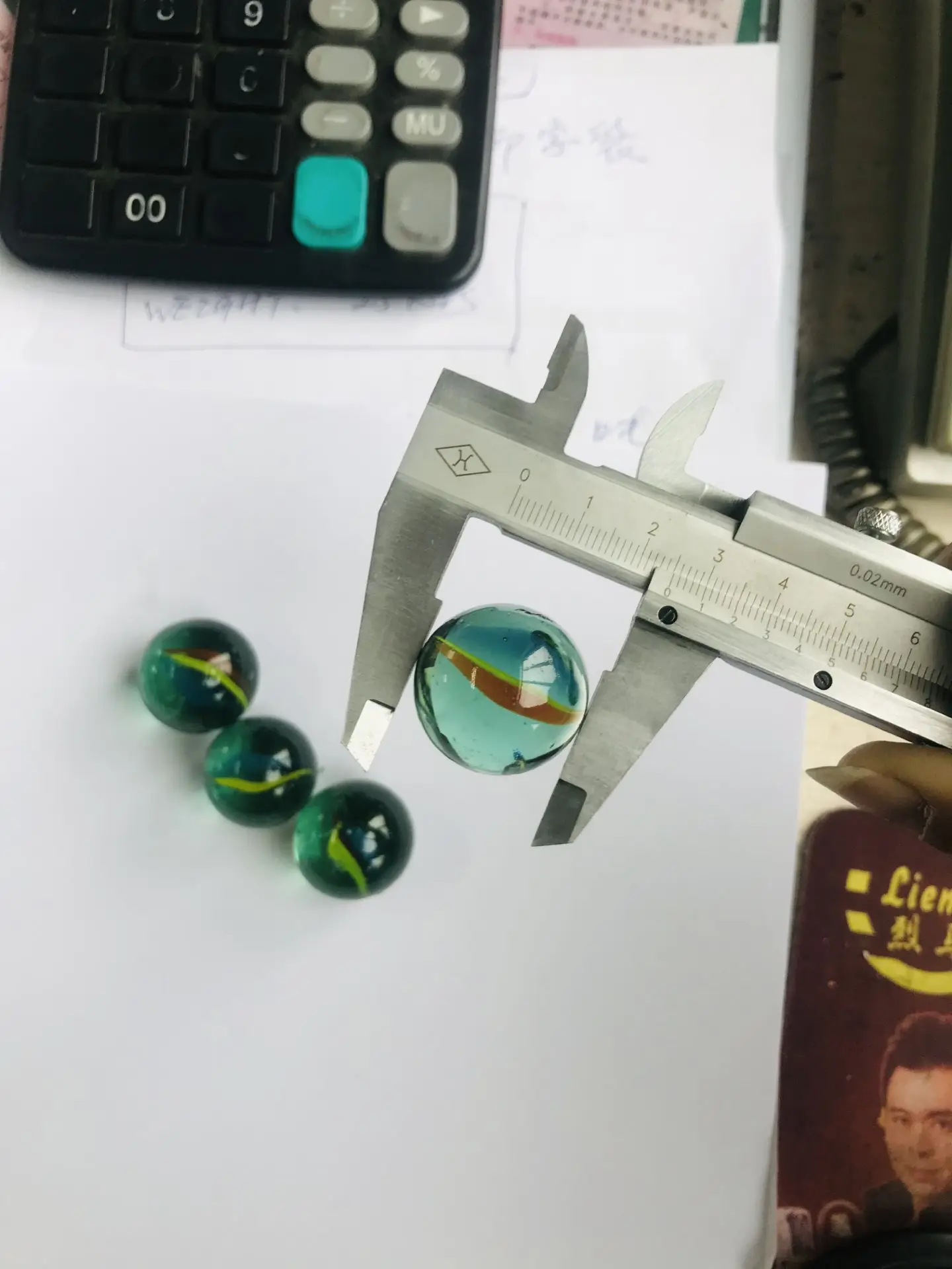 white cream color glass marble ball for children toys