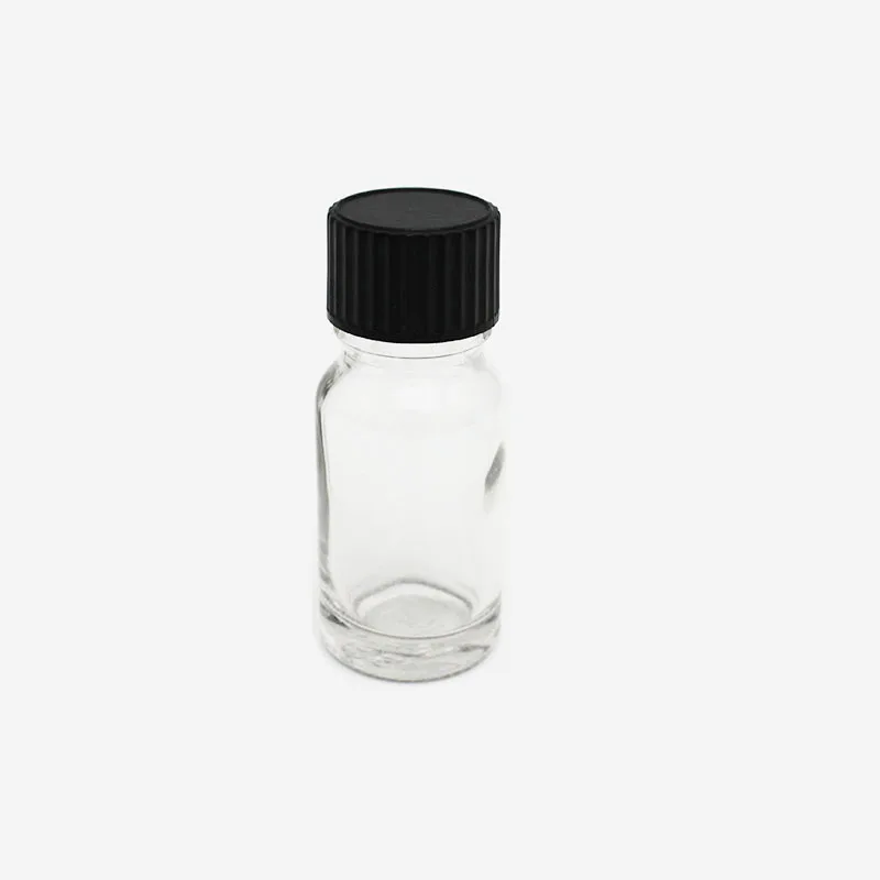 Hot sale 18-400 Black Phenolic Cap Poly Seal Cone Liner for 10ml essential oil clear glass bottle