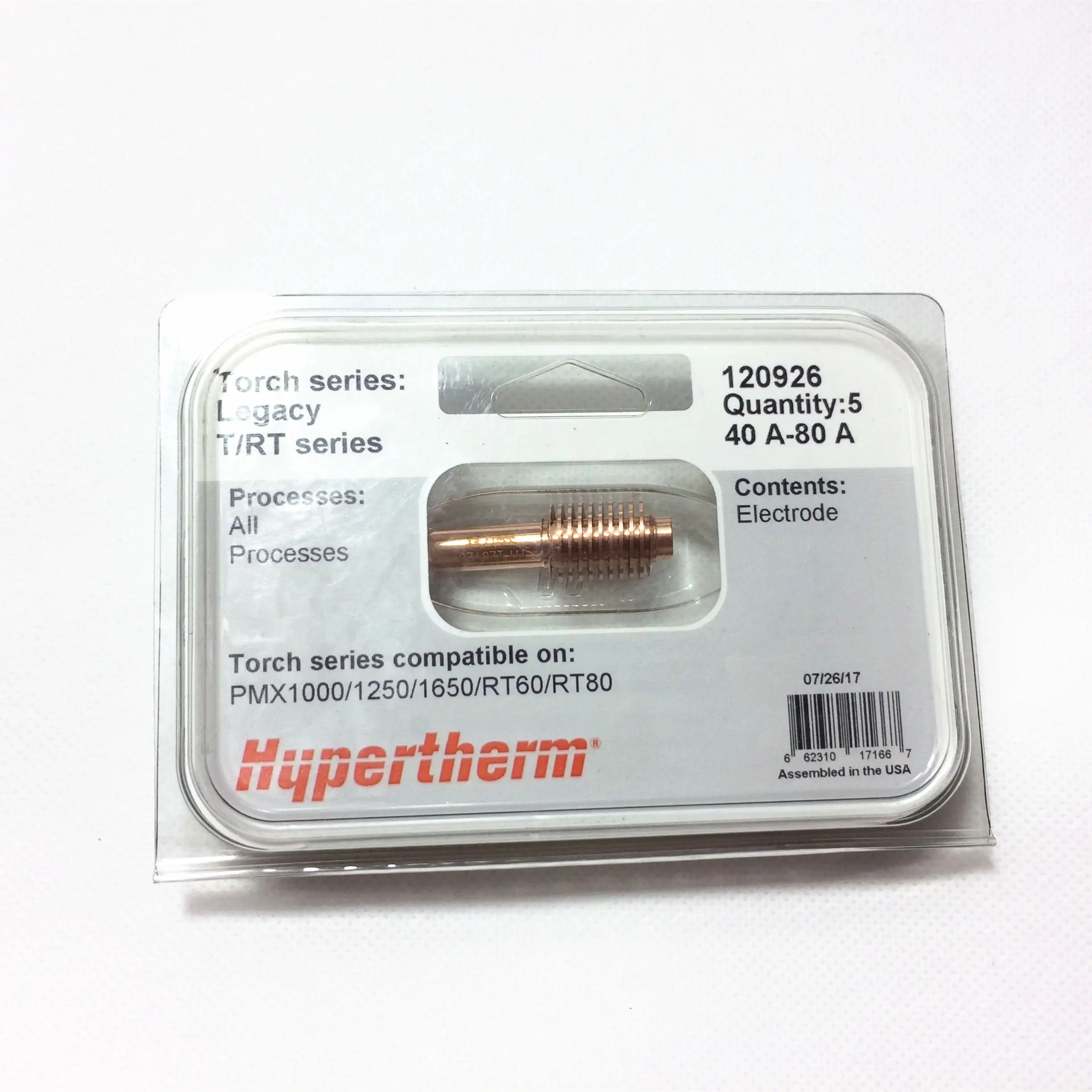 Plasma Consumables Plasma Cutting Nozzle and Electrode 120927 120926