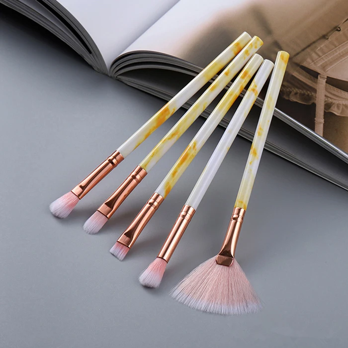 Рос набор кистей для макияжа из розового золота Rose Gold Pro все розовых золотистых