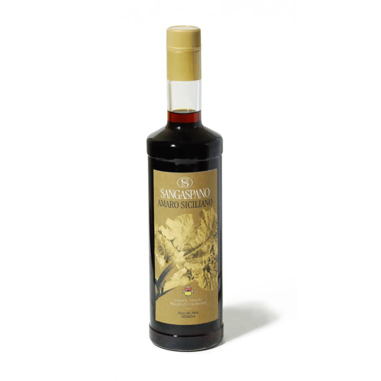 Best Italian Products - Traditional Liqueur Amaro di Sicilia Liqueur in 500 gr Bottle Perfect as Digestive