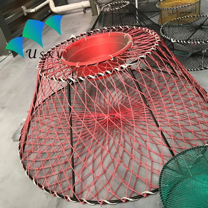 Commercial stainless steel wire Spring Crab Pot Crayfish Trap