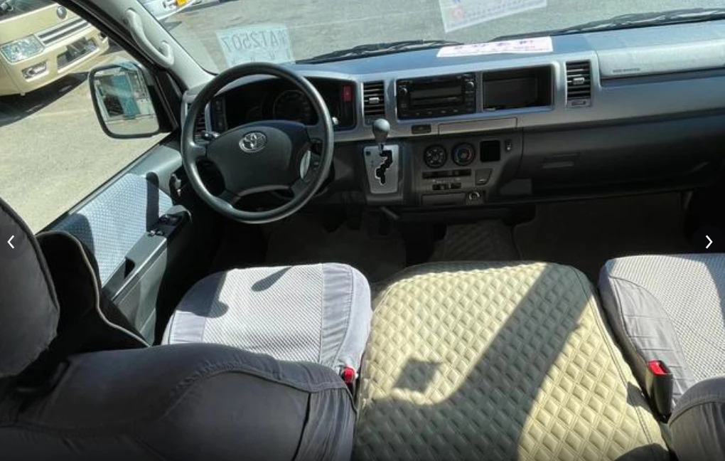 Хороший Подержанный автобус Toyota HIACE фургон с высокой крышей