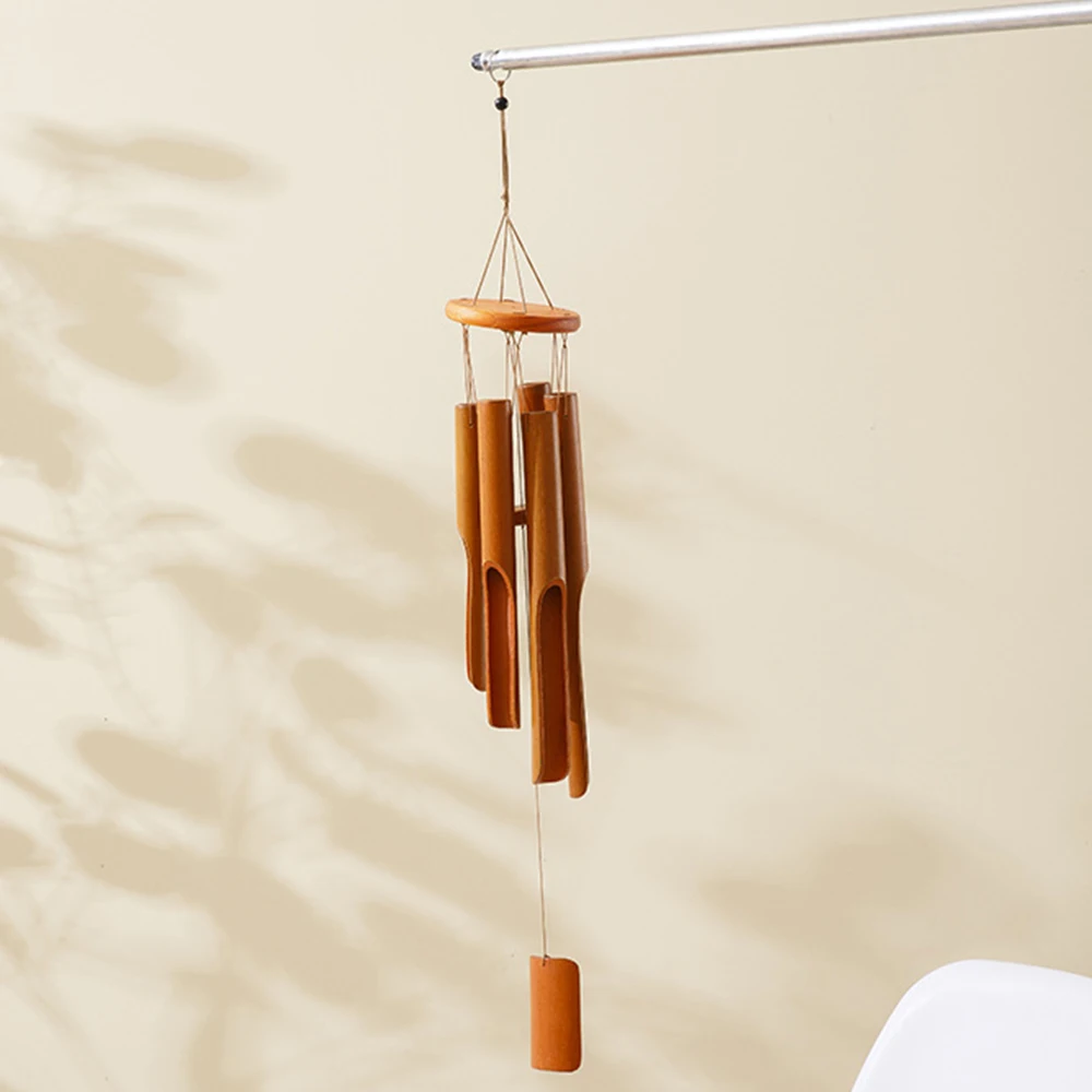 Garden bamboo Wind Chime Chapel Bells, Wind Chimes Door Wall Hanging Ornament wood wind chimes