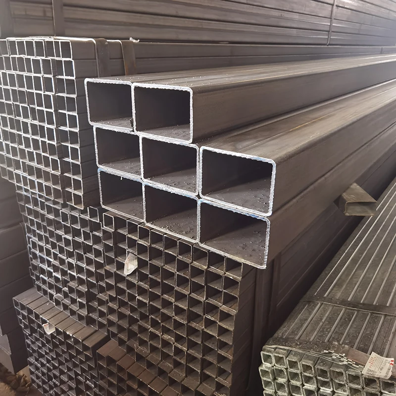 MS Black Carbon Square Steel Pipe Iron RHS SHS Rectangular Pipe Hollow Section Welded Tube Price with Standard Length