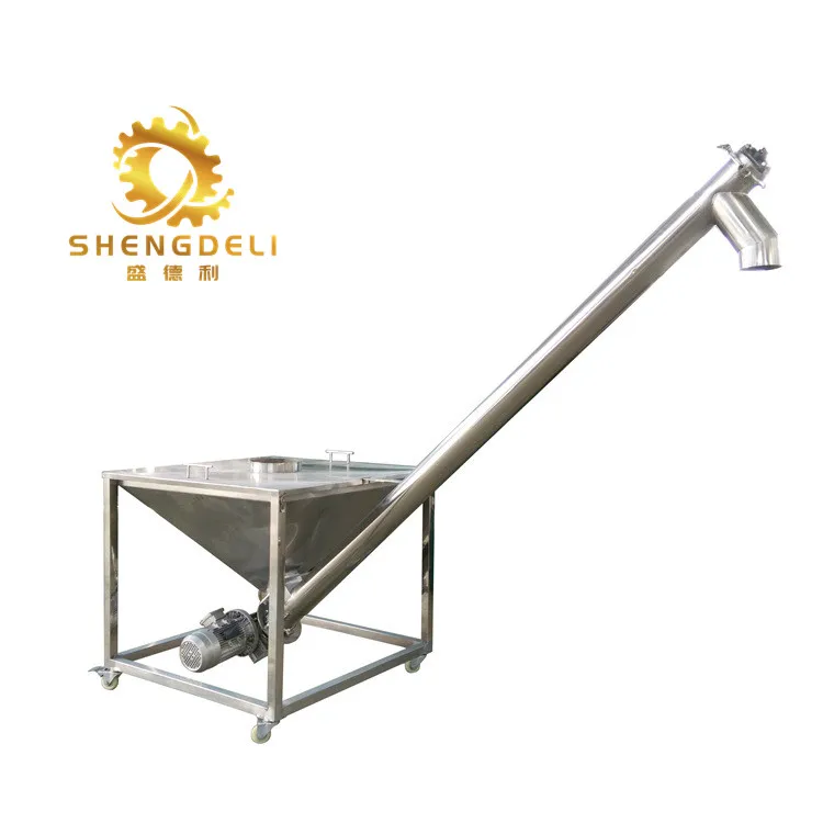 Full Automatic Plastic Raw Material Screw Loader for PVC PP PE granules pellets and powders feeder conveying to hopper