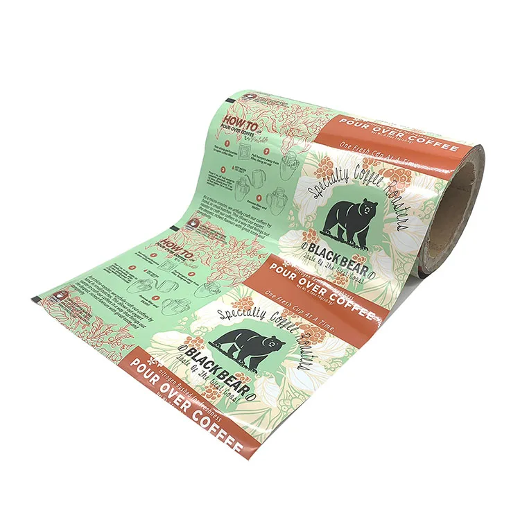 Custom Printing Soft Touch Lamination Film Aluminum Foil Packaging Roll Film For Snack Potato Chips