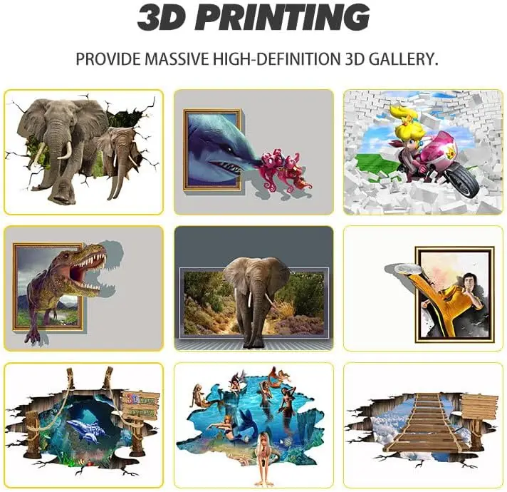 3d Vertical Uv Ink Wall/glass/wood/ceramic/metal Art Direct Inkjet Printers Painters Spraying Printing Painting Machines Price