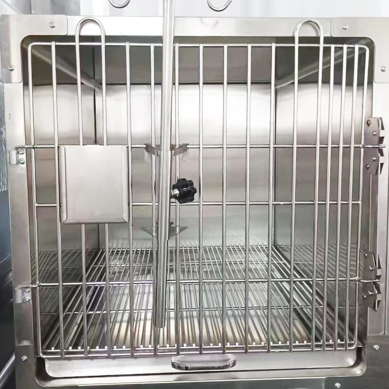 Stainless steel veterinary dog combination cage pet display animal Clinic Large Kennel  veterinary icu cages      vet cage
